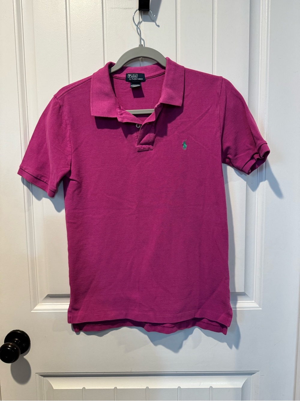 Ralph Lauren Kids Polo Shirt in Bright Magenta